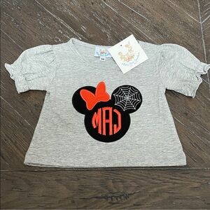 Busy Bee Smocks Minnie Mouse Halloween Tshirt Monogrammed MAJ